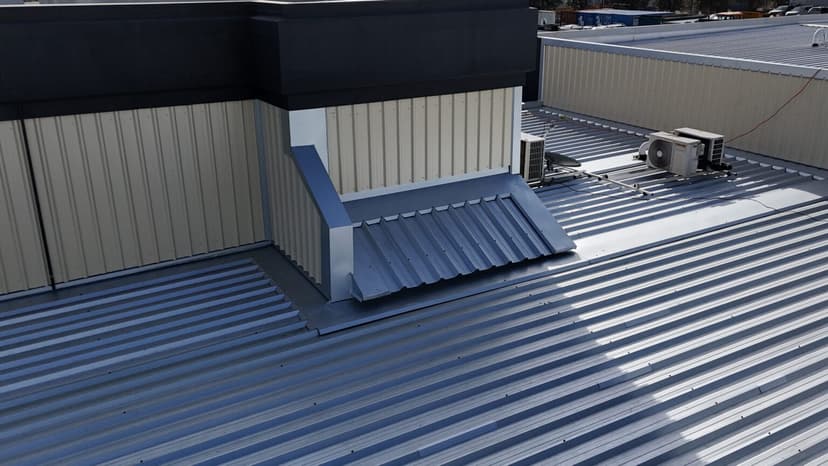 Roof after comprehensive maintenance service