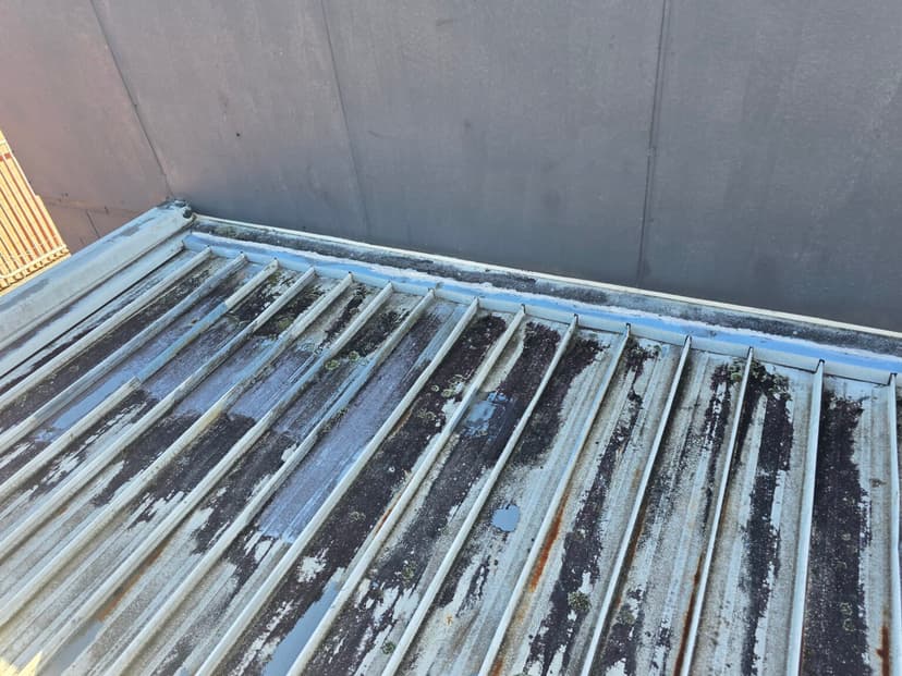 Another roof before maintenance work